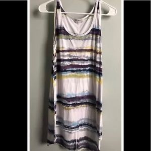 ALLEN ALLEN Tie/Dip Dye Hi Low Tank